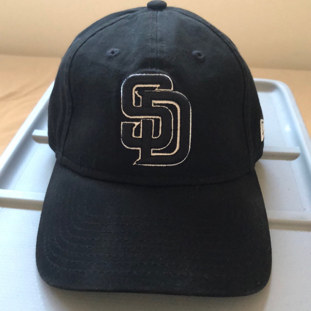 New Era Padres San Diego Dad Hat Black/White